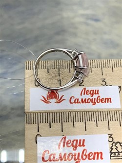 *Кольцо р.18 Розовый Кварц арт. 1340100286-30-302 Вес 2,98 г - фото 292900 *Кольцо р.18 Розовый Кварц арт. 1340100286-30-302 Вес 2,98 г - фото 292900