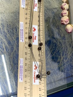 *Колье р.130 Дымчатый Кварц Раухтопаз арт. 8340106193-130-367 Вес 10,86 г - фото 292943 *Колье р.130 Дымчатый Кварц Раухтопаз арт. 8340106193-130-367 Вес 10,86 г - фото 292943