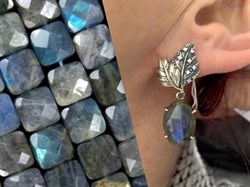 *Серьги Лабрадор Бразилия арт. 2310Л02267-574 Вес 6,66 г - фото 292979 *Серьги Лабрадор Бразилия арт. 2310Л02267-574 Вес 6,66 г - фото 292979