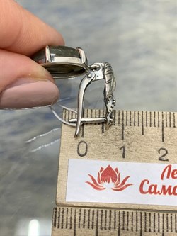 *Серьги Лабрадор Бразилия арт. 2310Л02267-574 Вес 6,66 г - фото 292981 *Серьги Лабрадор Бразилия арт. 2310Л02267-574 Вес 6,66 г - фото 292981