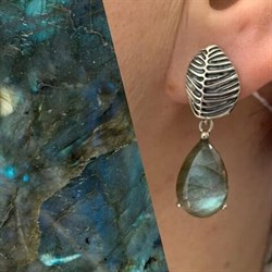 *Серьги Лабрадор Бразилия арт. 2310Л01382-219 Вес 6,88 г - фото 292988 *Серьги Лабрадор Бразилия арт. 2310Л01382-219 Вес 6,88 г - фото 292988