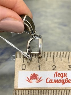 *Серьги Лабрадор Бразилия арт. 2310Л01374-134 Вес 7,81 г - фото 293055 *Серьги Лабрадор Бразилия арт. 2310Л01374-134 Вес 7,81 г - фото 293055