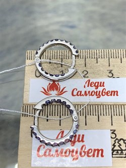 *Серьги Конго Танзанит Африка арт. 2340961315-954 Вес 3,41 г - фото 293153 *Серьги Конго Танзанит Африка арт. 2340961315-954 Вес 3,41 г - фото 293153