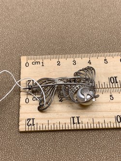 *Брошь Золотая Рыбка Белый Жемчуг д.10*10,5мм арт. 4.0230.0.b-328 Вес 6,52 г - фото 293253 *Брошь Золотая Рыбка Белый Жемчуг д.10*10,5мм арт. 4.0230.0.b-328 Вес 6,52 г - фото 293253