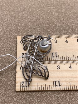 *Брошь Золотая Рыбка Белый Жемчуг д.10*10,5мм арт. 4.0230.0.b-328 Вес 6,52 г - фото 293254 *Брошь Золотая Рыбка Белый Жемчуг д.10*10,5мм арт. 4.0230.0.b-328 Вес 6,52 г - фото 293254