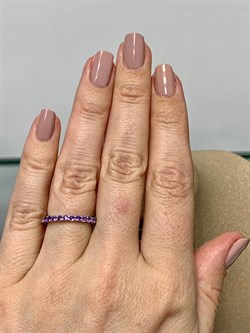 *Кольцо р.16 Аметист арт. 1340061315-160-443 Вес 1,81 г - фото 293321