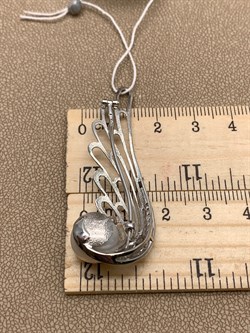 *Брошь Крыло Ангела Белый Жемчуг д.11*11,5мм арт. 4.0233.0.b-168 Вес 6,06 г - фото 293383 *Брошь Крыло Ангела Белый Жемчуг д.11*11,5мм арт. 4.0233.0.b-168 Вес 6,06 г - фото 293383