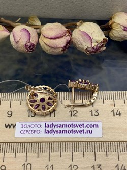 *Серьги Аметист арт. 2320791804л-017 Вес 5,01 г - фото 293408 *Серьги Аметист арт. 2320791804л-017 Вес 5,01 г - фото 293408