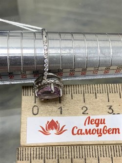 *Кольцо р.19,5 Аметист арт. 1340790120-392 Вес 2,9 г - фото 293415 *Кольцо р.19,5 Аметист арт. 1340790120-392 Вес 2,9 г - фото 293415