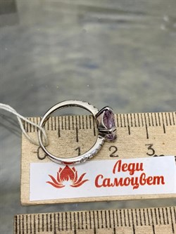 *Кольцо р.19,5 Аметист арт. 1340790120-392 Вес 2,9 г - фото 293416 *Кольцо р.19,5 Аметист арт. 1340790120-392 Вес 2,9 г - фото 293416