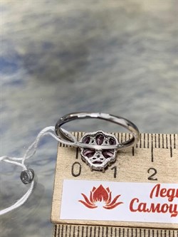 *Кольцо р.17 Аметист арт. 3837003007-334 Вес 1,85 г - фото 293471