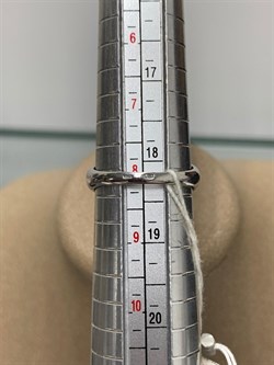 *Кольцо р.18,5 Аметист арт. 3837002454-900 Вес 3,26 г - фото 293487