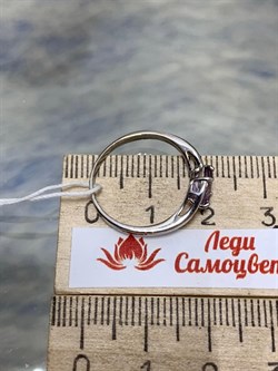 *Кольцо р.17 Аметист арт. 3067003077-947 Вес 1,36 г - фото 293499