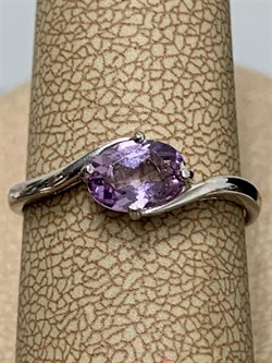*Кольцо р.17 Аметист арт. 3067003077-947 Вес 1,36 г - фото 293503