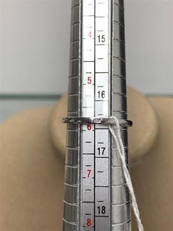 *Кольцо р.16,5 Аметист арт. 3067003077-341 Вес 1,36 г - фото 293508