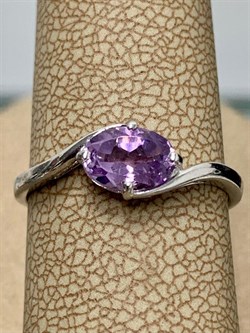 *Кольцо р.16,5 Аметист арт. 3067003077-341 Вес 1,36 г - фото 293513