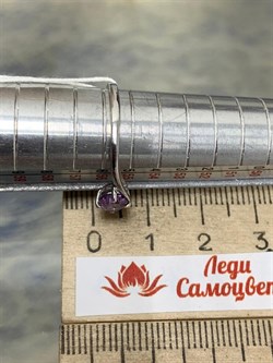 *Кольцо р.18 Аметист арт. 3067003077-349 Вес 1,35 г - фото 293530 *Кольцо р.18 Аметист арт. 3067003077-349 Вес 1,35 г - фото 293530