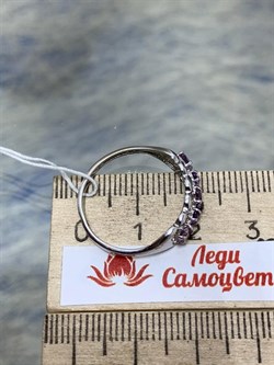 *Кольцо р.18,5 Аметист арт. 3067002826-332 Вес 1,54 г - фото 293541 *Кольцо р.18,5 Аметист арт. 3067002826-332 Вес 1,54 г - фото 293541