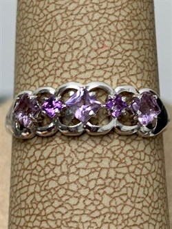 *Кольцо р.18,5 Аметист арт. 3067002826-332 Вес 1,54 г - фото 293545 *Кольцо р.18,5 Аметист арт. 3067002826-332 Вес 1,54 г - фото 293545