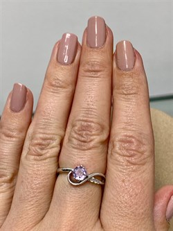 *Кольцо р.17 Аметист арт. 3837003269-413 Вес 1,72 г - фото 293563