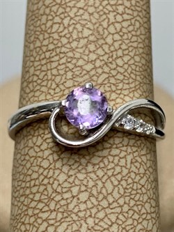*Кольцо р.17 Аметист арт. 3837003269-413 Вес 1,72 г - фото 293570