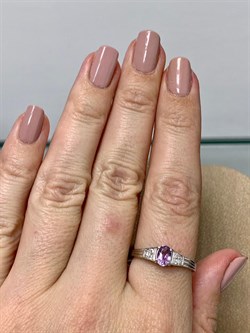 *Кольцо р.18 Аметист арт. 1R12261-879 Вес 1,82 г - фото 293575 *Кольцо р.18 Аметист арт. 1R12261-879 Вес 1,82 г - фото 293575