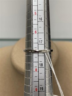 *Кольцо р.17,5 Аметист арт. 3837003444л-381 Вес 1,50 г - фото 293588