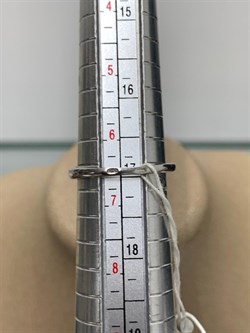 *Кольцо р.17,5 Аметист арт. 3067002983-194 Вес 1,35 г - фото 293598