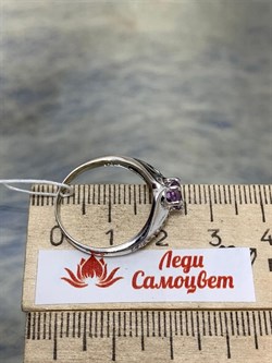 *Кольцо р.17,5 Аметист арт. 1340790072-126 Вес 2,69 г - фото 293621 *Кольцо р.17,5 Аметист арт. 1340790072-126 Вес 2,69 г - фото 293621