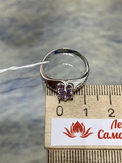 *Кольцо р.17,5 Аметист арт. 1340790072-126 Вес 2,69 г - фото 293622 *Кольцо р.17,5 Аметист арт. 1340790072-126 Вес 2,69 г - фото 293622