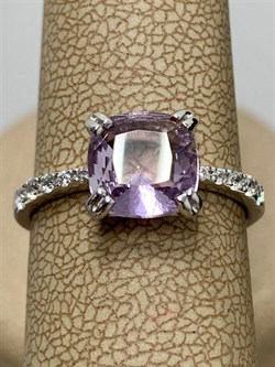 *Кольцо р.17,25 Аметист арт. 3837003116-929 Вес 2 г - фото 293626