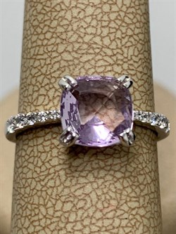 *Кольцо р.17,25 Аметист арт. 3837003116-929 Вес 2 г - фото 293633
