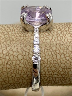 *Кольцо р.17,25 Аметист арт. 3837003116-929 Вес 2 г - фото 293634