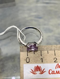 *Кольцо р.16 Аметист арт. 3837003116-539 Вес 1,85 г - фото 293642