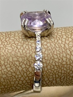 *Кольцо р.16 Аметист арт. 3837003116-539 Вес 1,85 г - фото 293644