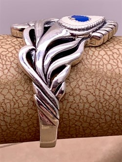 *Кольцо  Перо р.18 Микс Марказит Эмаль арт. HR1558-847 вес 5,65 г - фото 293849