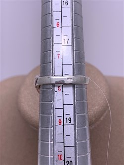 *Кольцо  Перо р.18 Микс Марказит Эмаль арт. HR1558-847 вес 5,65 г - фото 293851