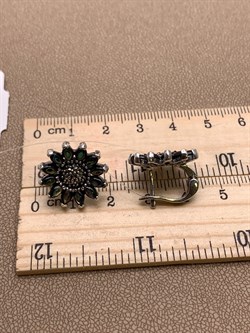 *Серьги Подсолнухи Микс Марказит Перламутр Абалон арт. HE1279-758 вес 7,35 г - фото 294141 *Серьги Подсолнухи Микс Марказит Перламутр Абалон арт. HE1279-758 вес 7,35 г - фото 294141