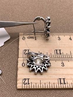 *Серьги Подсолнухи Микс Марказит Перламутр Абалон арт. HE1279-758 вес 7,35 г - фото 294142 *Серьги Подсолнухи Микс Марказит Перламутр Абалон арт. HE1279-758 вес 7,35 г - фото 294142