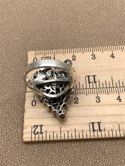 *Кольцо р.19 Виноградная Гроздь Микс Марказит Гранат Пироп арт. HR665-474 вес 10,73 г - фото 294249 *Кольцо р.19 Виноградная Гроздь Микс Марказит Гранат Пироп арт. HR665-474 вес 10,73 г - фото 294249