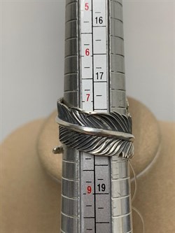 *Кольцо р.18 Зеленый Агат арт. 1310391600-60-617 Вес 8,56 г - фото 294275