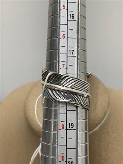 *Кольцо р.18 Зеленый Агат арт. 1310391600-60-394 Вес 8,12 г - фото 294286