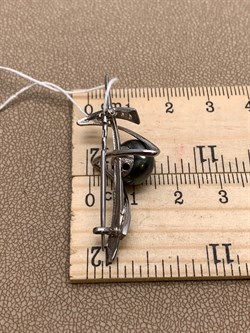 *Брошь Черный Жемчуг д.10*10,5мм арт. 4.0201.8.b-888 Вес 3,5 г - фото 294510 *Брошь Черный Жемчуг д.10*10,5мм арт. 4.0201.8.b-888 Вес 3,5 г - фото 294510