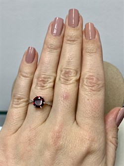 *Кольцо р.16,5 Гранат арт. 3937003120-317 Вес 1,7 г - фото 294567 *Кольцо р.16,5 Гранат арт. 3937003120-317 Вес 1,7 г - фото 294567