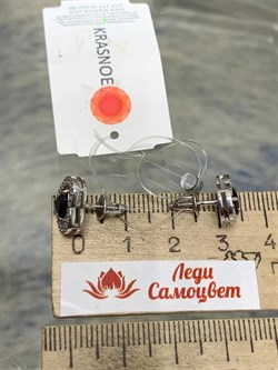 *Пусеты Гранат арт. 3937015111л-545 Вес 2,7 г - фото 294674 *Пусеты Гранат арт. 3937015111л-545 Вес 2,7 г - фото 294674