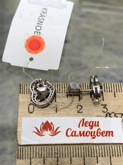 *Пусеты Гранат арт. 3937015111л-545 Вес 2,7 г - фото 294676 *Пусеты Гранат арт. 3937015111л-545 Вес 2,7 г - фото 294676