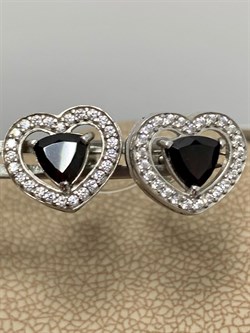 *Пусеты Гранат арт. 3937015111л-545 Вес 2,7 г - фото 294678 *Пусеты Гранат арт. 3937015111л-545 Вес 2,7 г - фото 294678