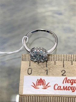 *Кольцо р.18 Голубой Топаз арт. 3757003005-748 Вес 1,94 г - фото 294739 *Кольцо р.18 Голубой Топаз арт. 3757003005-748 Вес 1,94 г - фото 294739