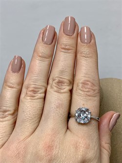 *Кольцо р.18,5 Голубой Топаз арт. 3757003005-157 Вес 2 г - фото 294744 *Кольцо р.18,5 Голубой Топаз арт. 3757003005-157 Вес 2 г - фото 294744