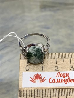 *Кольцо р.19 Серафинит арт. 1340920111-295 Вес 4,13 г - фото 294779 *Кольцо р.19 Серафинит арт. 1340920111-295 Вес 4,13 г - фото 294779